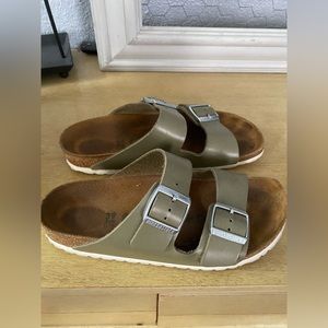 Birkenstock Arizona Soft Footbed Nubuck Leather Size 39